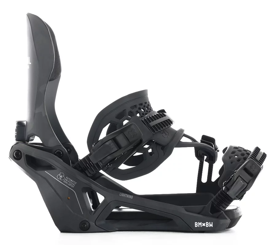 Bent Metal Lightning Supermatic Snowboard Bindings 2026 - black