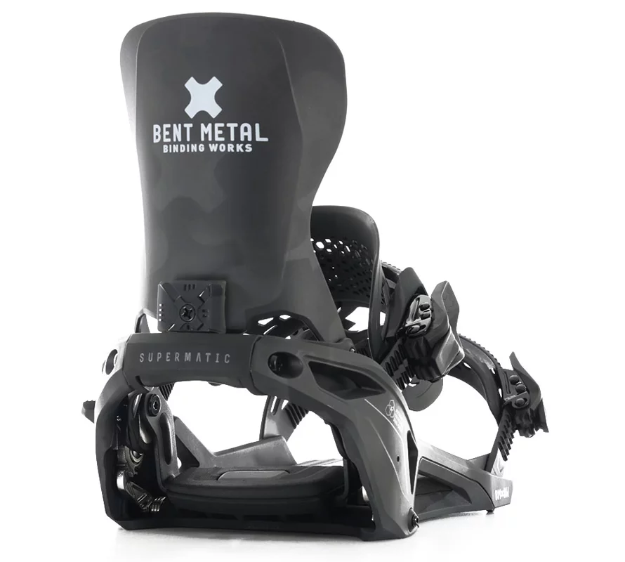 Bent Metal Lightning Supermatic Snowboard Bindings 2026 - black