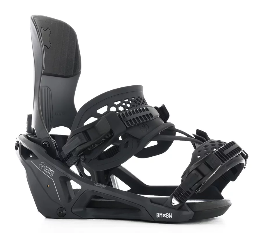 Bent Metal Lightning Supermatic Snowboard Bindings 2026 - black
