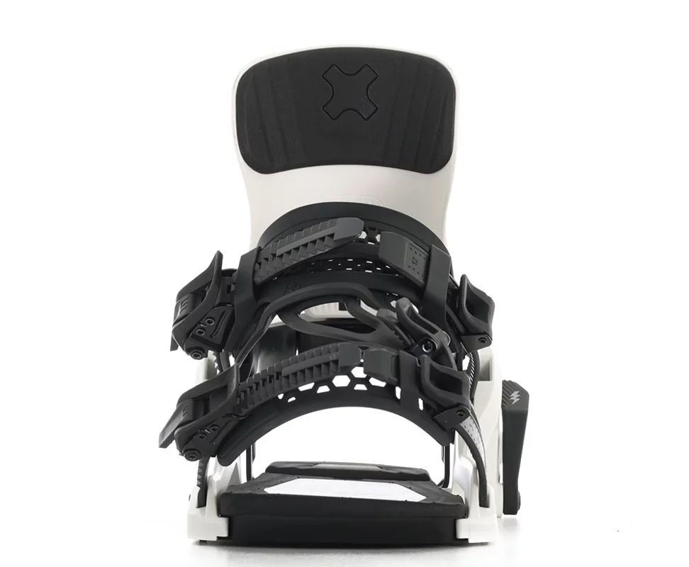 Bent Metal Lightning Supermatic Snowboard Bindings 2026 - white