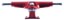Independent Stage 4 Polished Skateboard Trucks - red 166 - reverse