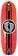 Black Label Jason Adams Curb Surfer 9.75 Skateboard Deck - orange/pink