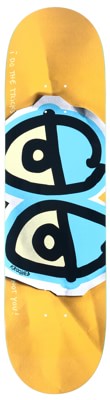Krooked DBX Eyes 8.38 Basalt Skateboard Deck - gold - view large