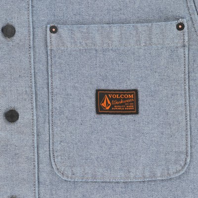 Volcom Levelstone L/S Shirt - blue wash | Tactics
