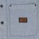 Volcom Levelstone L/S Shirt - blue wash - front detail
