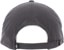 Volcom Greased It Strapback Hat - asphalt black - reverse