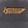 Volcom Greased It Strapback Hat - asphalt black - front detail