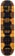 GX1000 OG Logo Tartan 8.25 Skateboard Deck - yellow