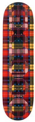 GX1000 OG Logo Tartan 8.5 Skateboard Deck - orange - view large