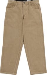 Volcom Frickin Loose Tapered Corduroy Pants - khaki