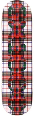 GX1000 OG Logo Tartan 8.625 Skateboard Deck - white - view large