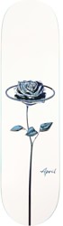 April Chrome Rose 8.5 Skateboard Deck - white