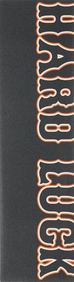 Hard Luck Playball Graphic Skateboard Grip Tape - orange/white - view large