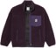 Polar Skate Co. Kiki Fleece Jacket - dark violet - open