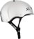 S-One Lifer Dual Certified Multi-Impact Skate Helmet - silver mirror gloss - side