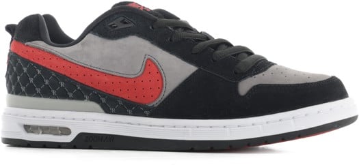 Nike SB Paul Rodriguez Zoom Air Low - Quickstrike Skate Shoes - black/varsity red-flint grey-black - view large