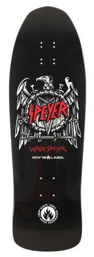 ブラックレーベル　Wade Speyer モデル　10インチ ブラックレーベル 10.0インチ X2シェイプ スケボー デッキ BLACK LABEL