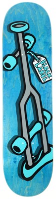 Black Label Crutch 8.25 Skateboard Deck - blue - view large