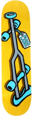 Black Label Crutch 8.25 Skateboard Deck - yellow - view large