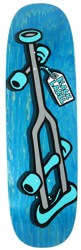 Black Label Crutch 9.5 Tugboat Skateboard Deck - blue