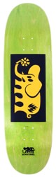 Black Label Elephant Block 9.5 Egg Skateboard Deck - green