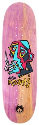 Black Label Jason Adams Smoking Section 9.5 Custom Egg Shape Skateboard Deck - purple - view large