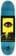 Black Label Reuter Eat The Rich 9.0 Egg Skateboard Deck - blue