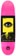 Black Label Reuter Eat The Rich 9.0 Egg Skateboard Deck - pink