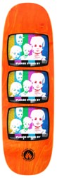 Black Label Stand By 10.0 Jumbotron Skateboard Deck - orange