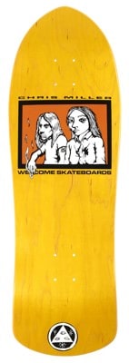 Welcome Miller Couple 10.0 Skateboard Deck - yellow - view large
