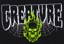 Creature Bonehead 2 Relic 5" Sticker - black