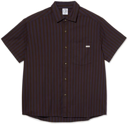 Polar Skate Co. Mitchell S/S Shirt - purple/chocolate - view large