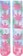 HUF Drip Dye Plantlife Sock - pink - reverse