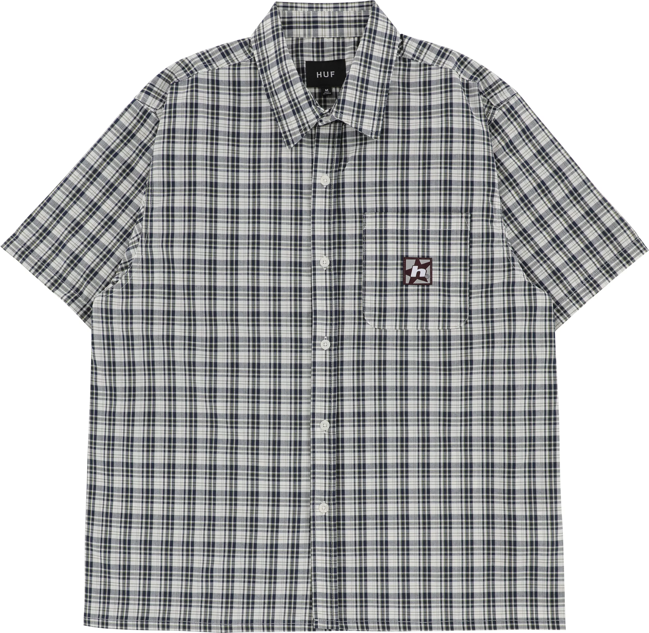 HUF H Star Plaid S/S Shirt - linen | Tactics