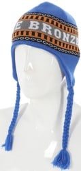 HUF Bronze 56K Flap Beanie - blue