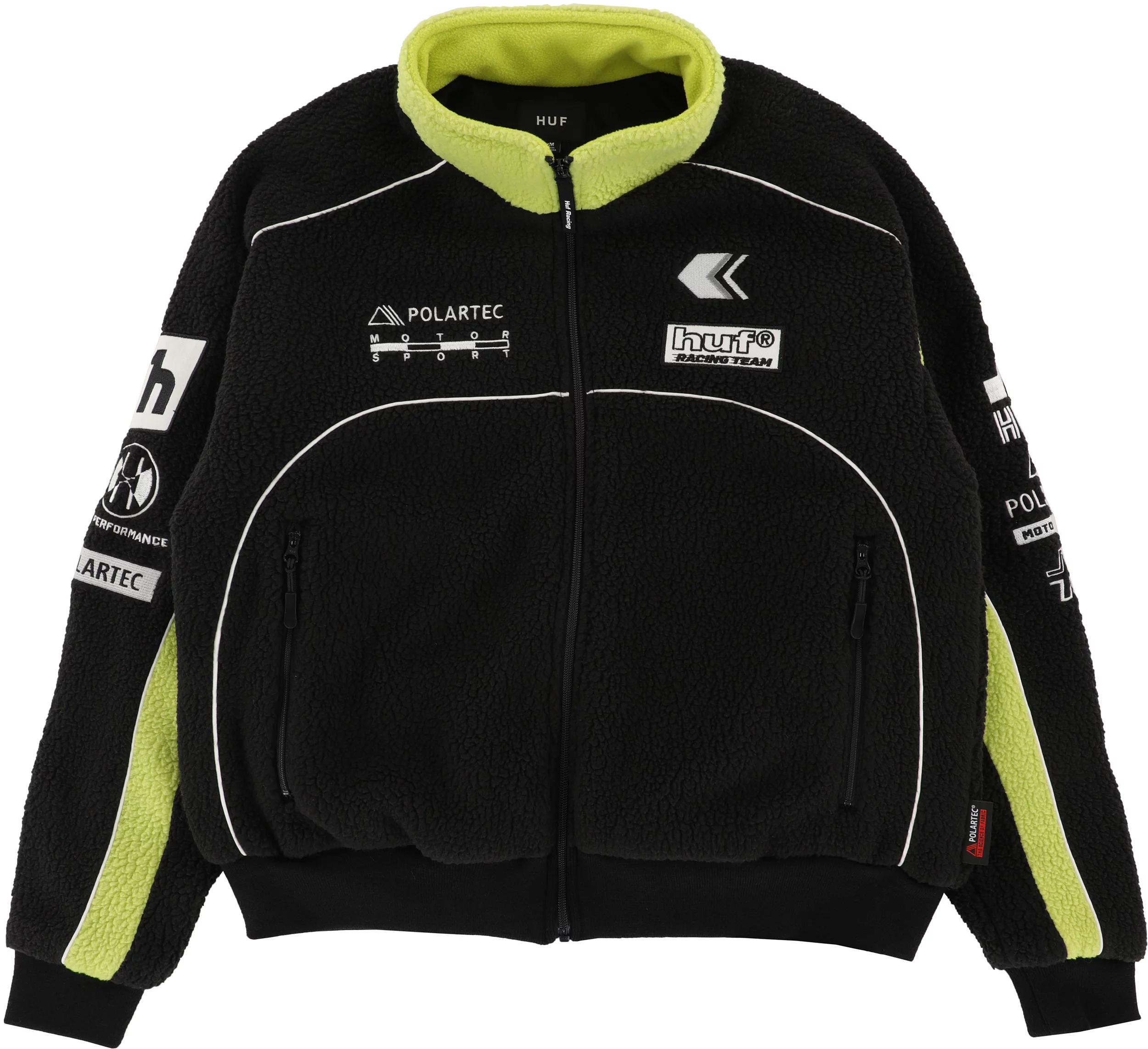 HUF Polartec Racing Fleece Jacket - green | Tactics