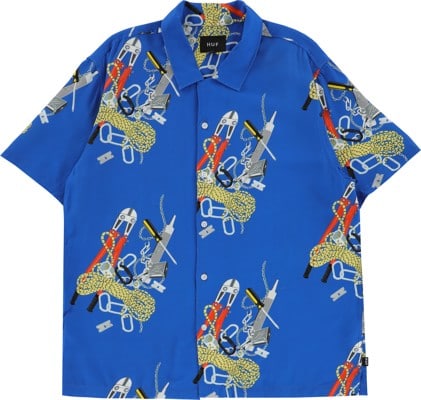 HUF Skidrokyo Resort S/S Shirt - royal - view large