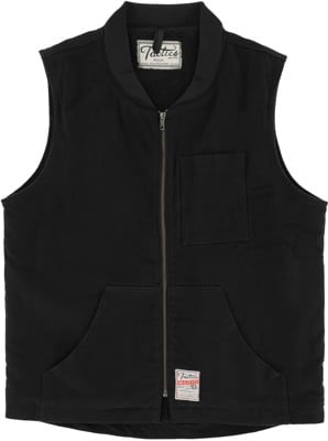 Tactics Sherpa Lined Workwear Vest Jacket - black - view large