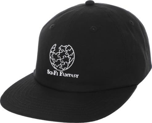 Sci-Fi Fantasy Puzzle Globe Snapback Hat - black - view large
