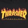 Thrasher Flame Hoodie - black - front detail