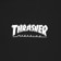 Thrasher Mag Logo Zip Hoodie - black - front detail
