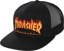Thrasher Flame Trucker Hat - black