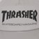Thrasher Skate Mag Snapback Hat - grey/black - front detail