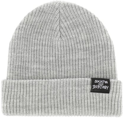 Thrasher Skate And Destroy Beanie - grey - view large
