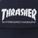 Thrasher Skate Mag Snapback Hat - navy/white - front detail