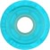 Ricta Cloud Cruiser Skateboard Wheels - transparent blue glow (78a) - reverse