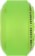 Ricta Cloud Cruiser Skateboard Wheels - transparent green glow (78a) - side
