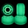 Ricta Cloud Cruiser Skateboard Wheels - transparent blue glow (78a) - glowing