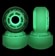 Ricta Cloud Cruiser Skateboard Wheels - transparent green glow (78a) - glowing