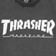 Thrasher Mag Logo Vintage T-Shirt - black - front detail